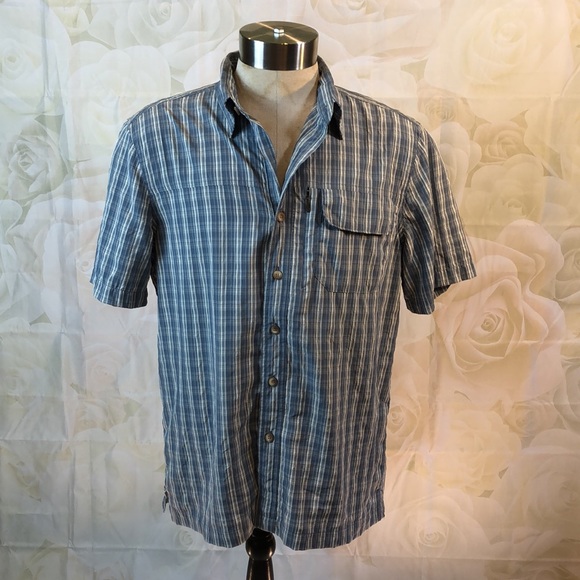 Eddie Bauer Other - Eddie Bauer blue plaid button up shirt